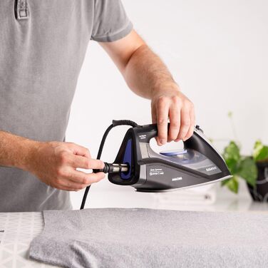 Пароочищувач Geyser Eco 3000, 3000W, 200 г/хв, чорний, з прецизійною насадкою