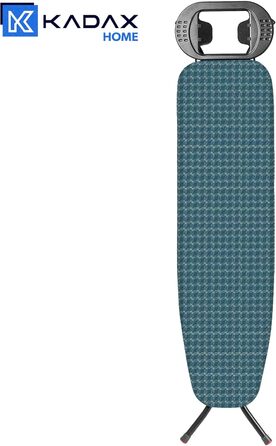 Прасувальна дошка KADAX 110x30 см, складна, з регульованою висотою, для дому, Made in EU (Блакитна)