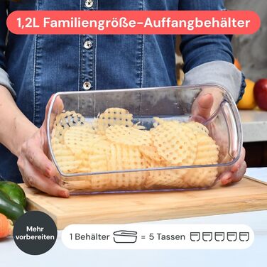 Многофункціональний овочевий слайсер-терка Mandoline 8-в-1 PRO чорного кольору: для овочів, фруктів, сиру, цибулі, огірків, картоплі