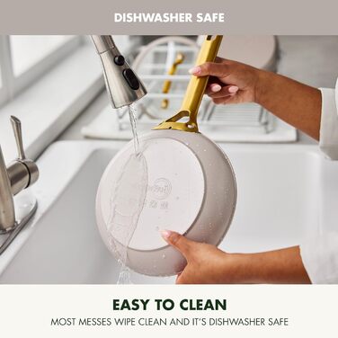 GreenPan Reserve Pro сковорода з антипригарним покриттям, 20.3 см, кераміка, не містить PFAS, нержавіюча сталь, для духовки та посудомийної машини, колір Гляцієво-блакитний