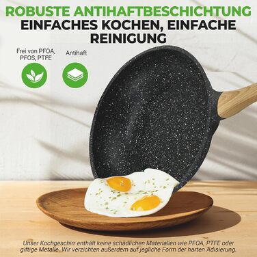 Набір посуду NutriChef 22 предмети антипригарний мармуровий – сковороди, каструлі, кухонне приладдя, форма для випічки, рукавиці, для індукції, посудомийна машина