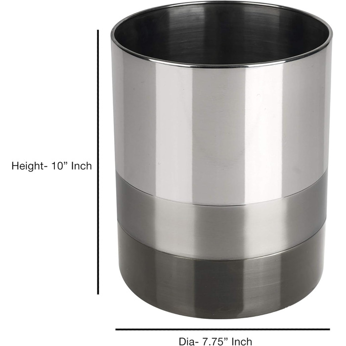 Набір аксесуарів для ванної кімнати Triune Elegante, 7 предметів, платина, нержавіюча сталь