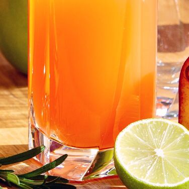KADAX Drinking Glasses Set of 12, made of high-quality glass, thick-walled juice glasses, ribbed glasses for water, drinks, juice, party, cocktail glasses, beverage glasses (SET OF 12, 380ml tall)