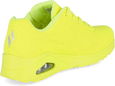 Жіночі кросівки Skechers UNO Night Shades, 42 EU, Durabuck, неоновий жовтий