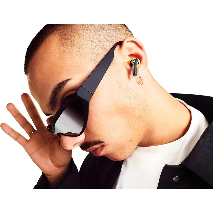 Навушники Nothing Ear (a) бездротові Bluetooth з ChatGPT, ANC, покращенням басів та до 42,5 годин відтворення - Жовтий