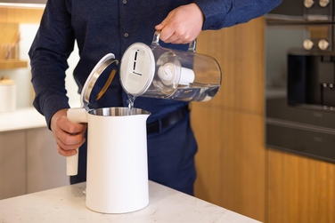 Скляний фільтр-кувшин Wessper D2 BOROSILICATE 3 л, білий + 6 фільтрів