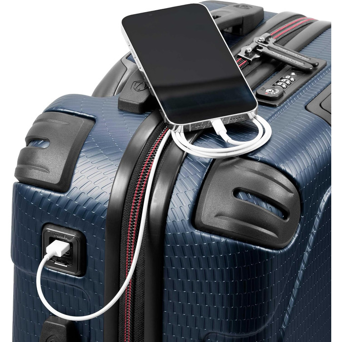 Чемодан валіза Hartschalen Maxporter II з полікарбонату, 22 дюйми, Spinnrollen, темно-зелений (Traveler's Choice)