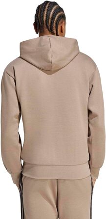 Чоловіча худі Adidas Essential Linear Fleece з капюшоном, колір Khaki Six/Black, розмір S