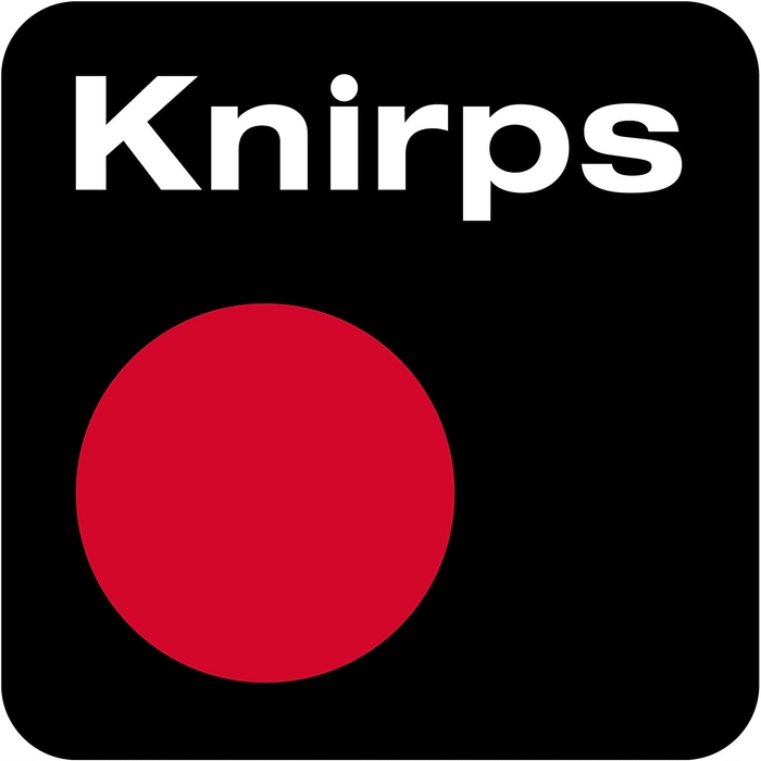 Парасолька Knirps механічна, складана, з чохлом, чорна