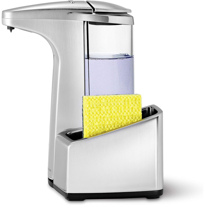 Simplehuman Sensor Soap Dispenser - Brushed Nickel, White (384ml)