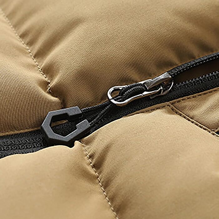 Чоловіча пухова жилетка з капюшоном, тепла безрукавка для зими, туризму та повсякденного носіння, 4XL