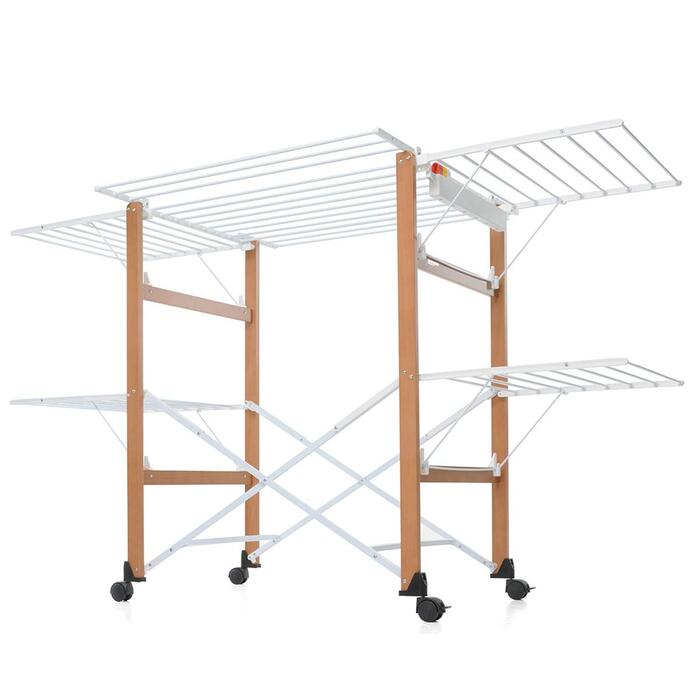 Підставка для білизни Foppapedretti Gulliver, 105 x 80 x 174 см, дерев'яна, горіх