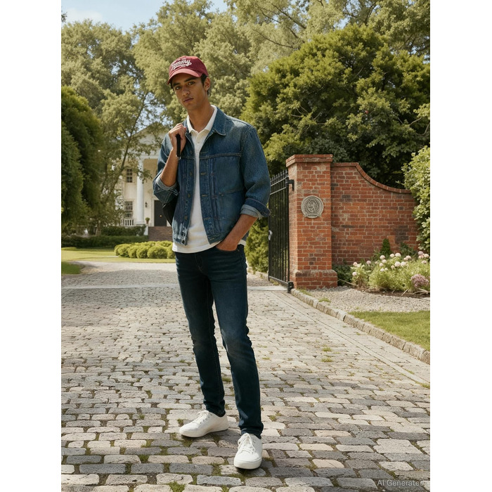 Джинси чоловічі Tommy Jeans Austin Slim Tapered Stretch (30W/30L, Denim Dark) - оригінал