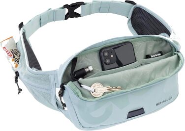 EVOC HIP Pouch - поясна сумка (легка, з AIR PAD, декілька відділень, регульована), колір Mint