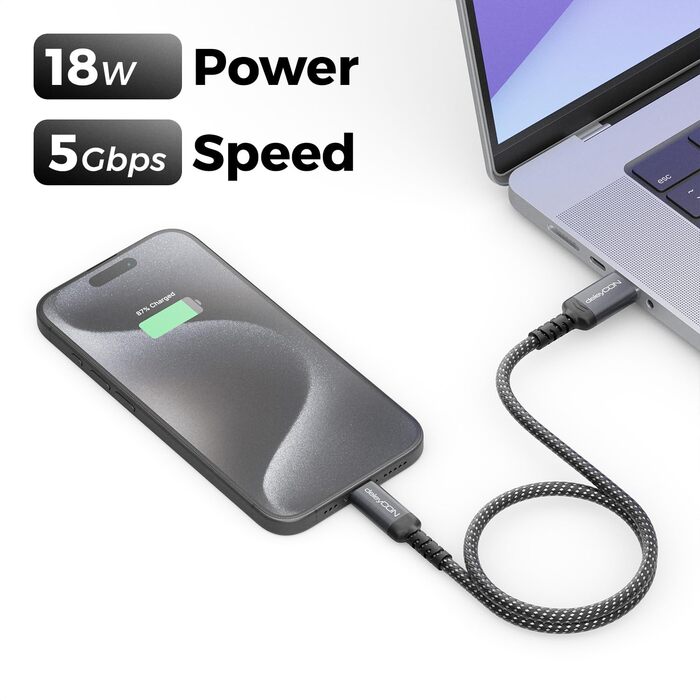 Кабель USB-A на USB-C deleyCON 1.5м, USB 3.0 (5Gbps) для смартфонів, планшетів, ноутбуків та інших пристроїв