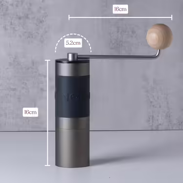 Ручний кавомолка KINGrinder K0 з прямою ручкою, 140 ступенів помелу, для Aeropress, French Press, Drip, 25 г