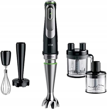 Занурювальний блендер Braun MultiQuick 9 MQ9187XLI 1200 Вт, чорний