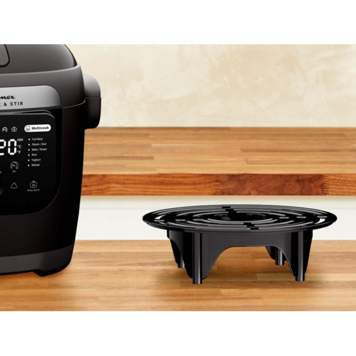 Мультиварка-тушківець Tefal Multicook&Stir MY720B, 6 л, 12 програм, функція перемішування