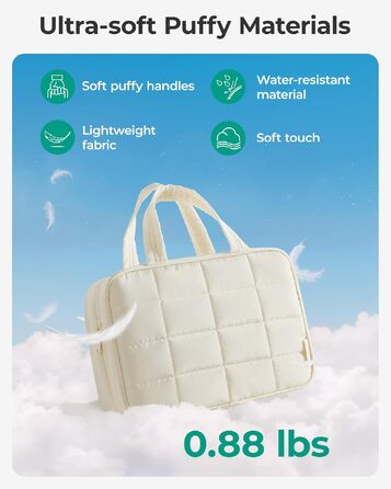 Дорожня косметичка BAGSMART для жінок та дівчат, підвісна сумка для гігієнічних засобів та аксесуарів, містка органайзер-сумка для подорожей, чорна