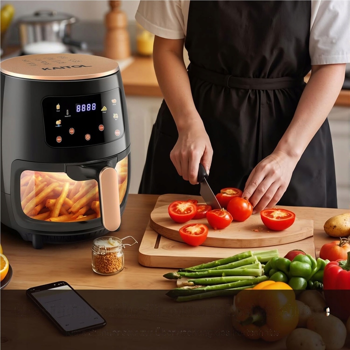 Аерофритюрниця 2400 Вт, 6 л з дисплеєм