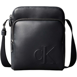Чоловіча сумка-месенджер Calvin Klein Bold CK Pocket Reporter Crossover, чорна (LV04D3368G)