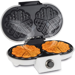 Вафельниця Korona Party 41020: автоматична, 1000 Вт, діаметр 18 см, червона