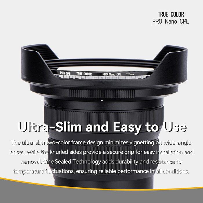 NiSi True Color CPL фільтр поляризаційний 67mm з багатошаровим нанопокриттям для об'єктивів камер