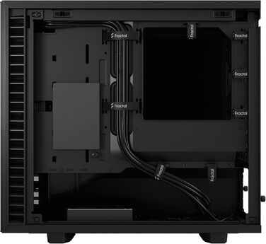 Корпус для ПК Fractal Design Define 7 Nano Black - Mini ITX, тиха система, скло, чорний