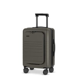 Валіза ETERNITIVE з полікарбонату та ABS: легка, з колесами 360°, з TSA-замком, для ручної поклажі, оливковий колір