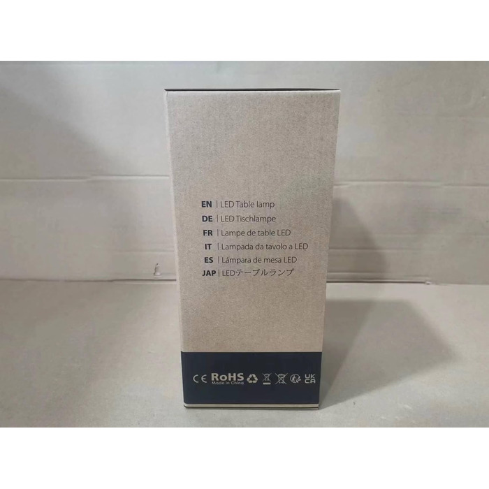 Світлодіодний солярний настільний світильник для вулиці 2-в-1, чорний - бездротовий, з сонячною зарядкою, 8 кольорів, для саду, кемпінгу та столу