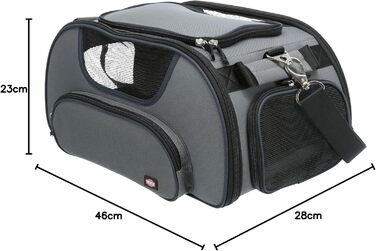 Траспортний кошик TRIXIE Wings для повітряних перевезень, 28 x 23 x 46 см, для собак до 20 кг
