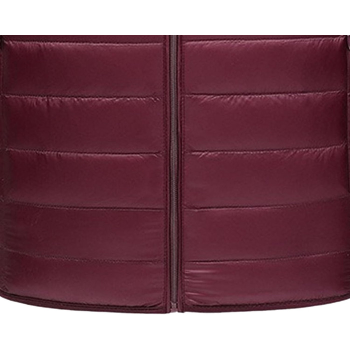 Чоловіча тепла безрукавка з пуху, стегана, водонепроникна, для активного відпочинку, червона M