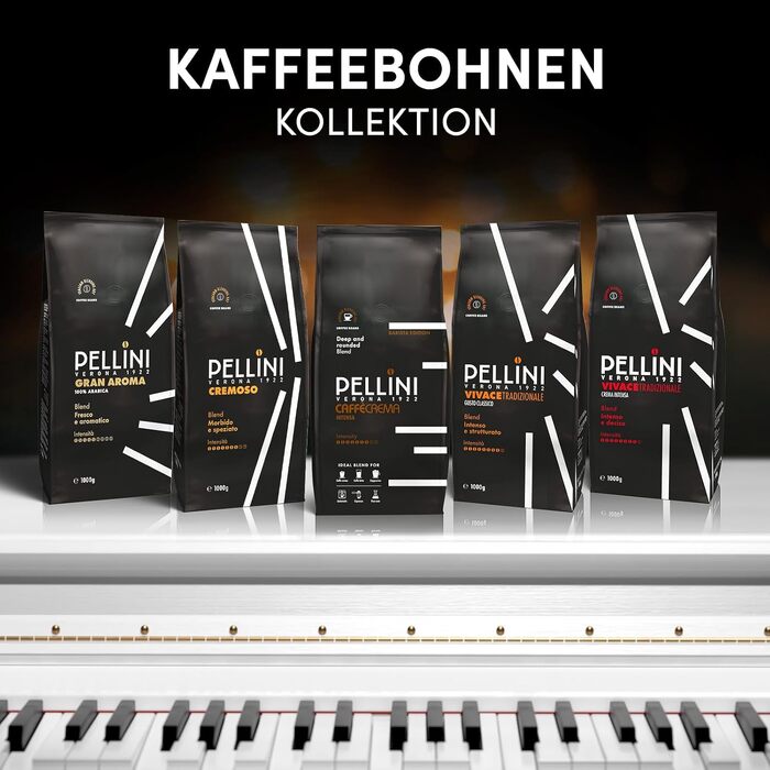Кава в зернах Pellini N.9 Cremoso для еспресо, 1 кг