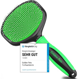 Щітка для котів та собак TESTURTEIL SEHR GUT з захисними нопочками, розмір M/L, покращена версія