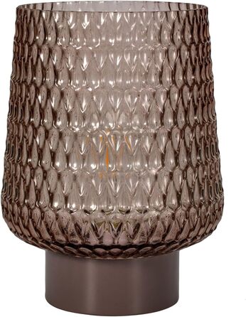 LED мобільна настільна лампа Pauleen 48309 з таймером, сірий колір, ефект мерехтіння, працює від батарейок