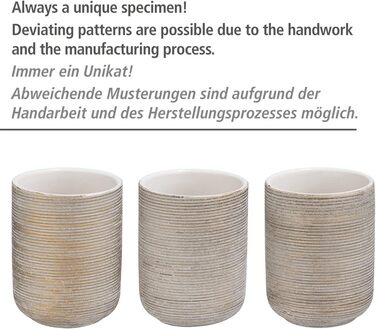 Дозатор для мила WENKO Fedio, керамічний, золотий, ручної роботи, 400 мл