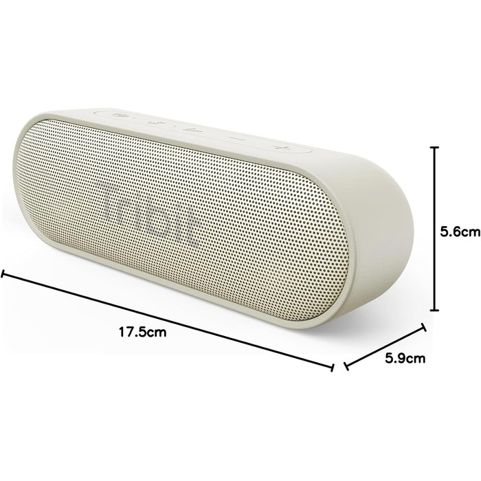 Tribit XSound Go Bluetooth колонка 16W, чорна: Водонепроникна (IPX7), 24 год роботи, TWS, для подорожей, пляжу, кемпінгу