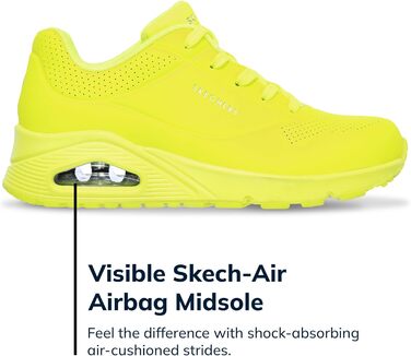 Жіночі кросівки Skechers UNO Night Shades, жовті, 39 EU