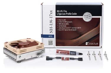 Noctua NH-L9i-17xx: Компактний кулер CPU для Intel LGA1700/LGA1851 (колір: коричневий)