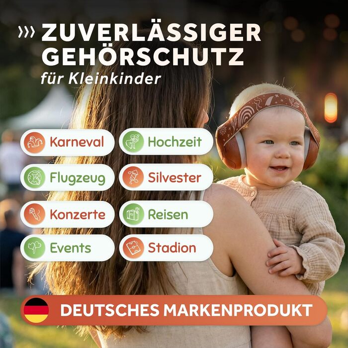 Schallwerk Mini+ - Навушники-захисники для малюків: захист від шуму, преміум-якість, колір кораловий