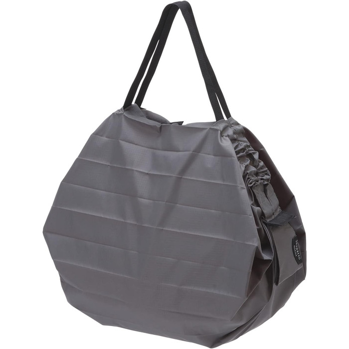 MARNA Unisex Shupatto Japanese Shopping Bag, Compact, Foldable, Size M – Mori (Forest) Japanese Shopping Bag (L, Grey)