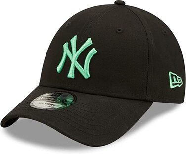 Кепка New Era чоловіча New York Yankees 9Forty (однаковий розмір, чорна)