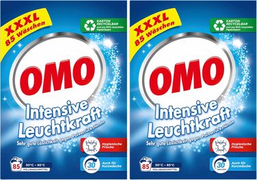Пральний порошок Omo XXXL для прання, 85 циклів (набір 2 упаковки по 5.1 кг)