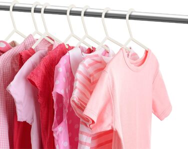 Набір вішалок для дитячого одягу Ilauke, 40 шт., 28,5 см, бежевий