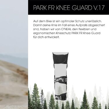 O'NEAL захист для колін Park FR Carbon, наколінники для MTB, BMX, Downhill, легкі наколінники для коліна та гомілки