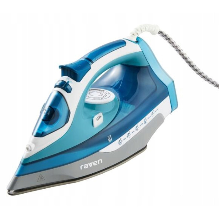 Парова праска Raven EZ004X Steam Iron, 120 г/хв, з функцією самоочищення