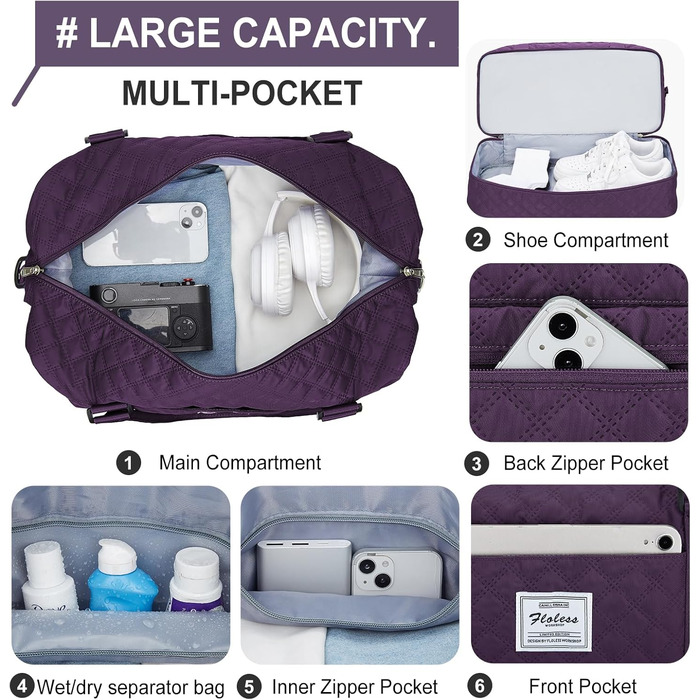 Спортивна сумка для подорожей Easyjet: водонепроникна, з відділенням для взуття, 47x37x22 см, 38 л, A5, бежева