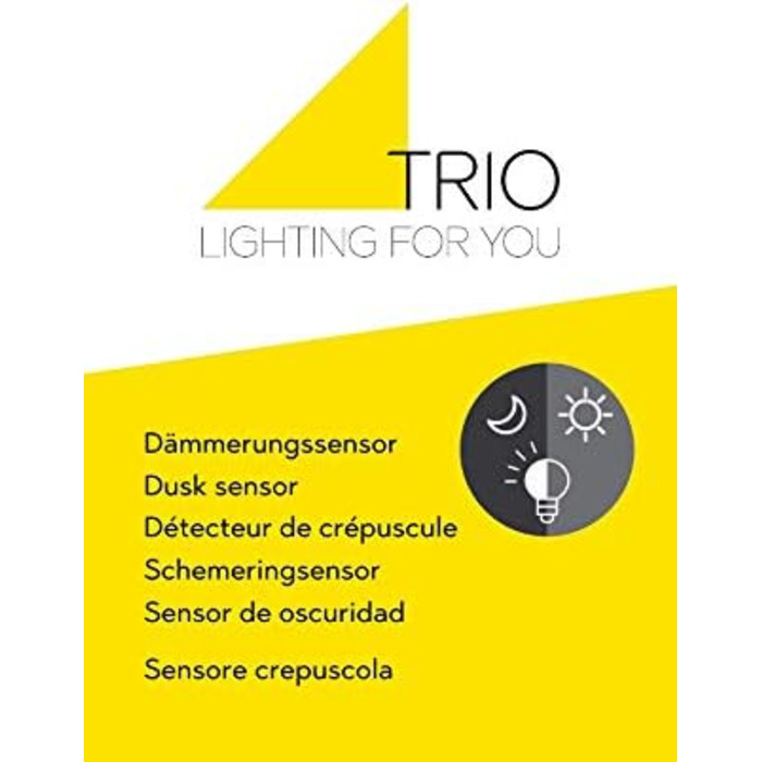 Настінний світильник Trio Leuchten Sambesi, алюміній, акрил, E27, антрацит