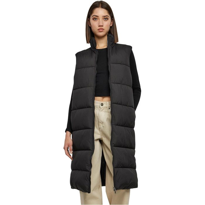 Жіночий жилет Urban Classics з пуховим наповнювачем, чорний (XL)