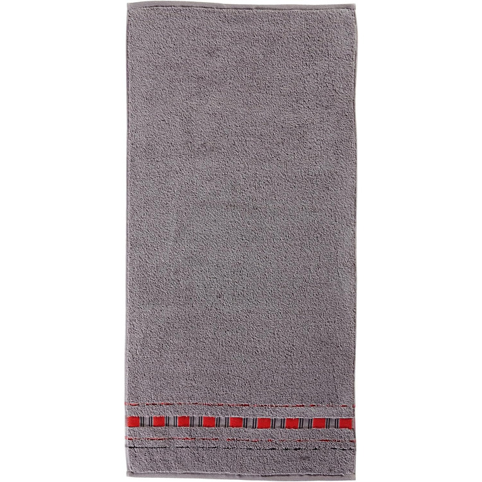 Набір рушників Erwin Müller Frottier, 100% бавовна, 500 г/м², червоно-сірий, One Size